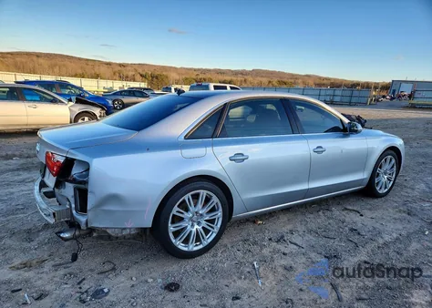 2014 Audi A8 L Quattro z USA, uszkodzony, nr VIN WAURGAFD0EN011641